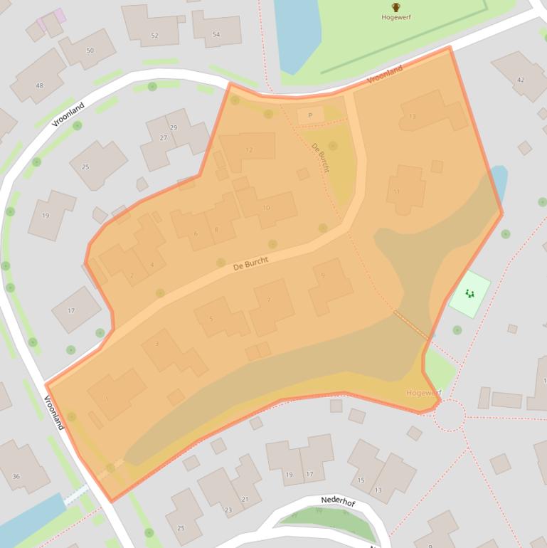 Kaart van postcodegebied 4401JL.