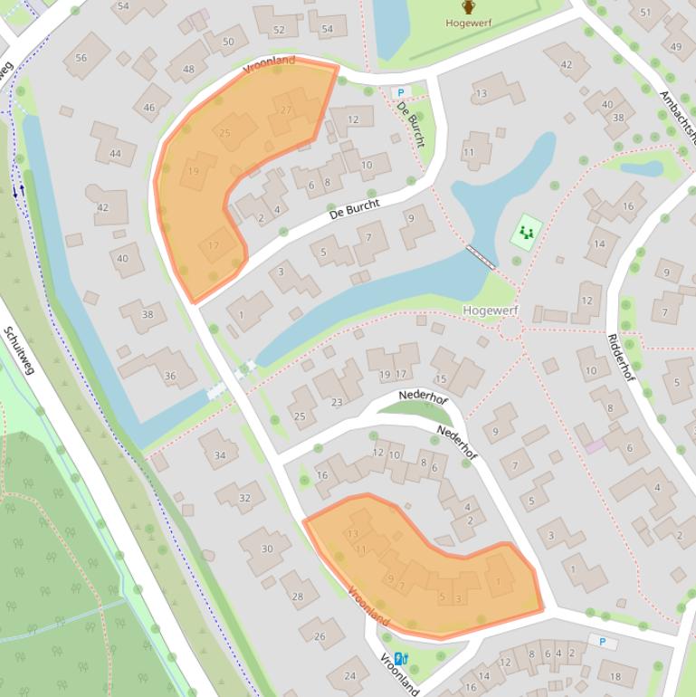 Kaart van postcodegebied 4401JW.