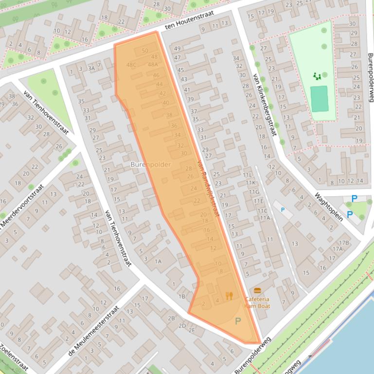 Kaart van postcodegebied 4401KM.