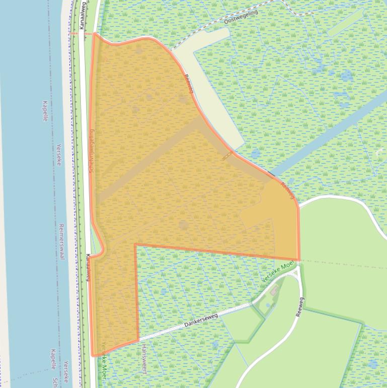 Kaart van postcodegebied 4401PM.