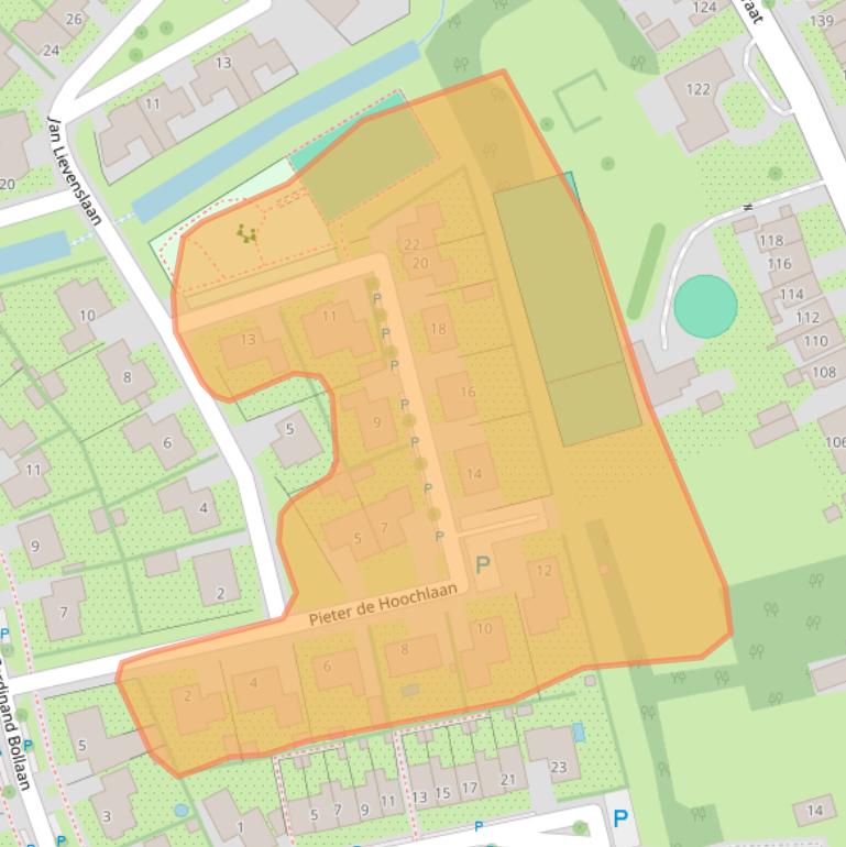 Kaart van postcodegebied 4401SH.