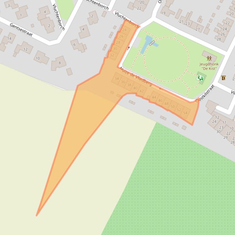 Kaart van postcodegebied 4411AC.