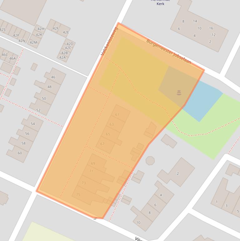 Kaart van postcodegebied 4411AL.