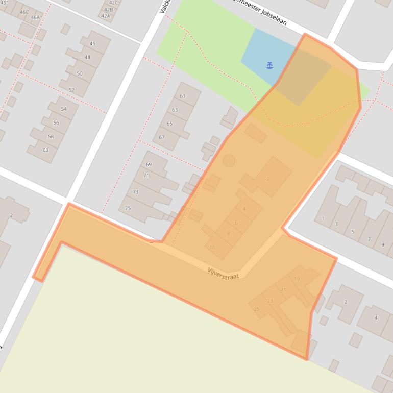 Kaart van postcodegebied 4411AS.