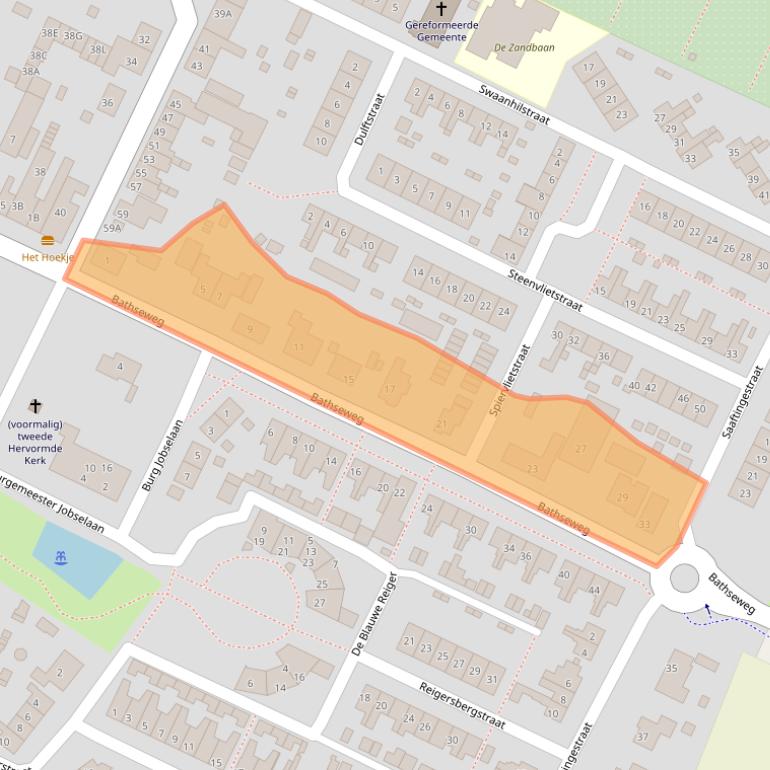 Kaart van postcodegebied 4411BA.