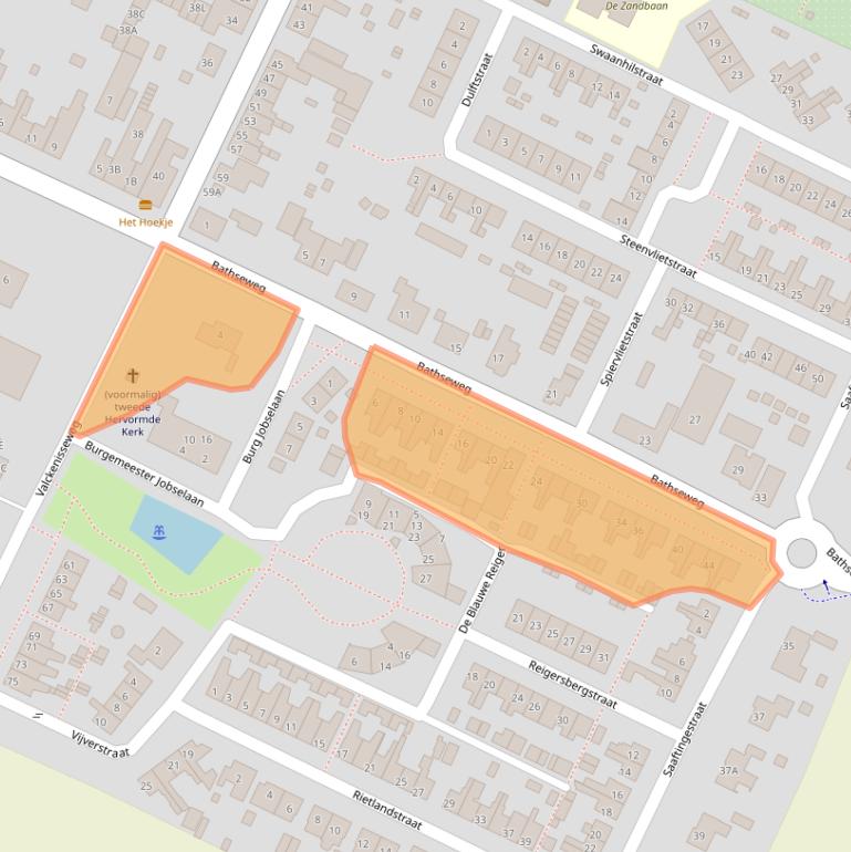 Kaart van postcodegebied 4411BB.