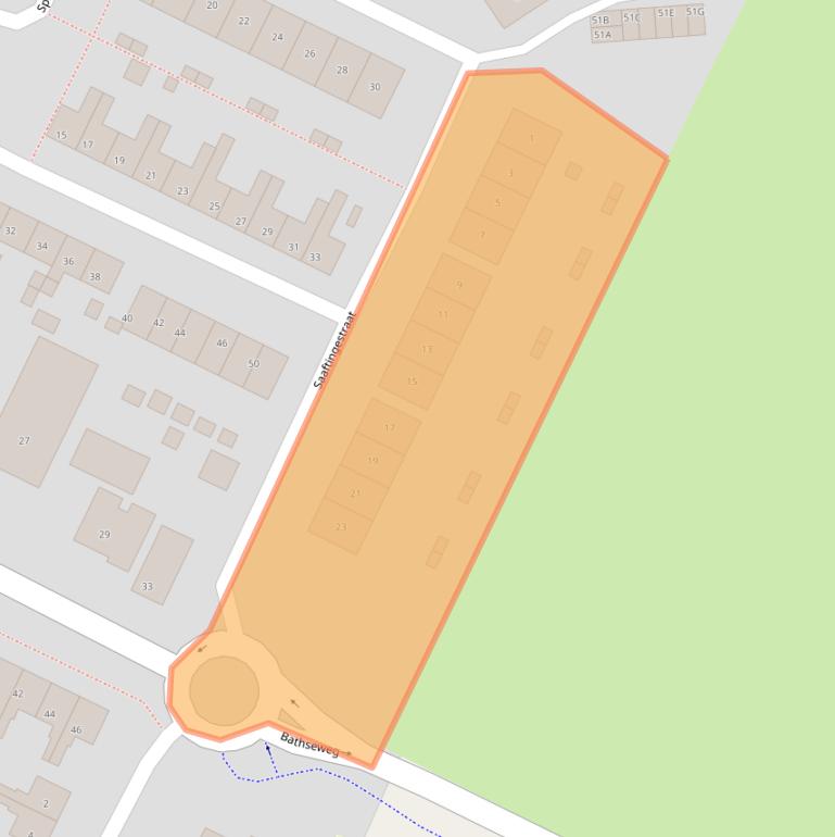 Kaart van postcodegebied 4411BC.