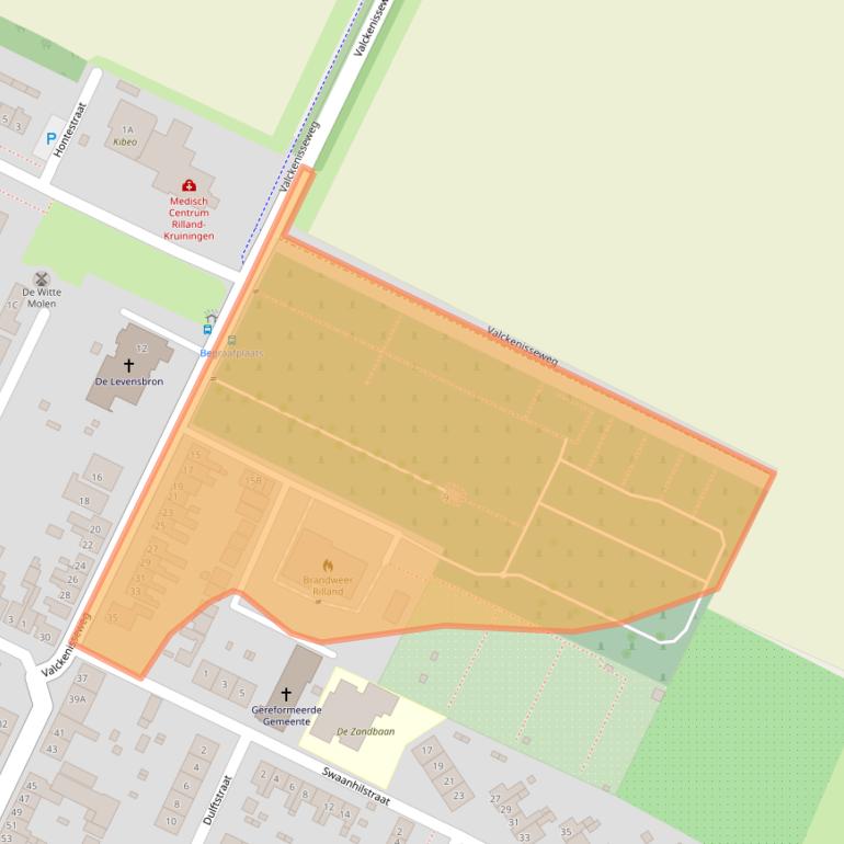 Kaart van postcodegebied 4411BN.