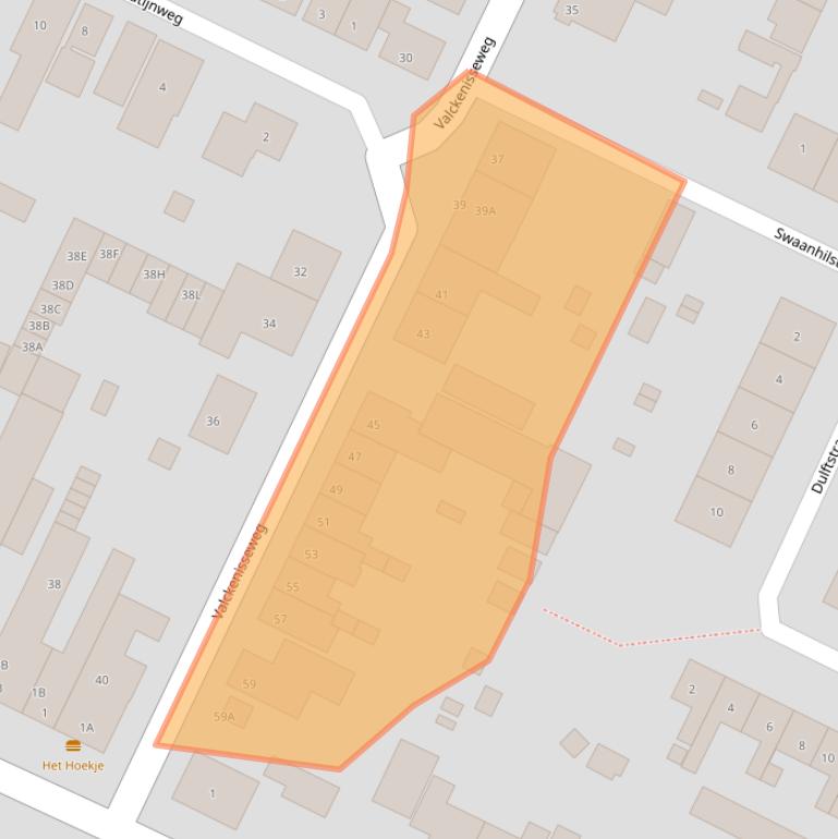 Kaart van postcodegebied 4411BP.