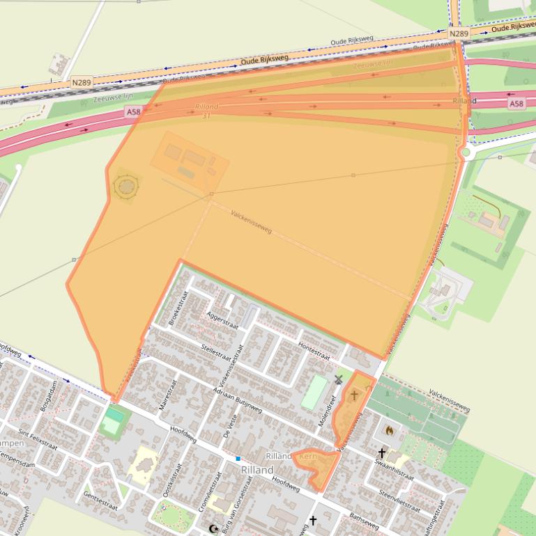 Kaart van postcodegebied 4411BR.