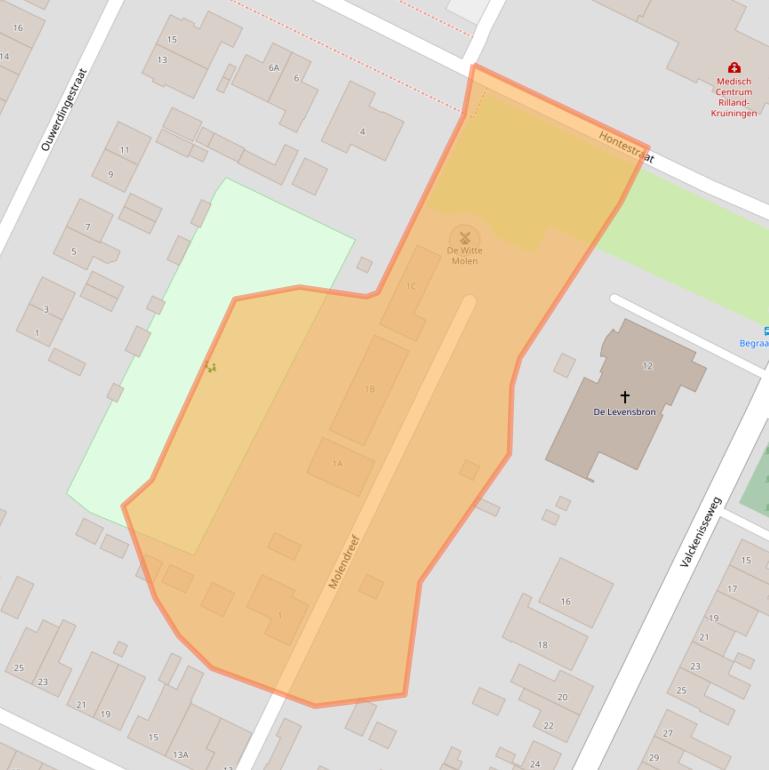 Kaart van postcodegebied 4411BS.