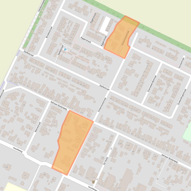 Kaart van postcodegebied 4411CD.