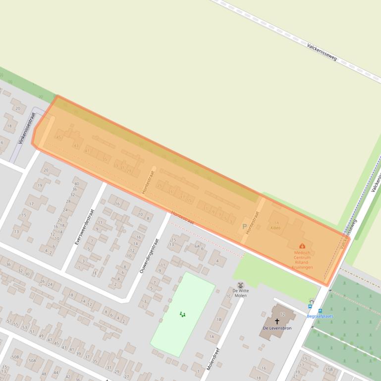 Kaart van postcodegebied 4411CK.