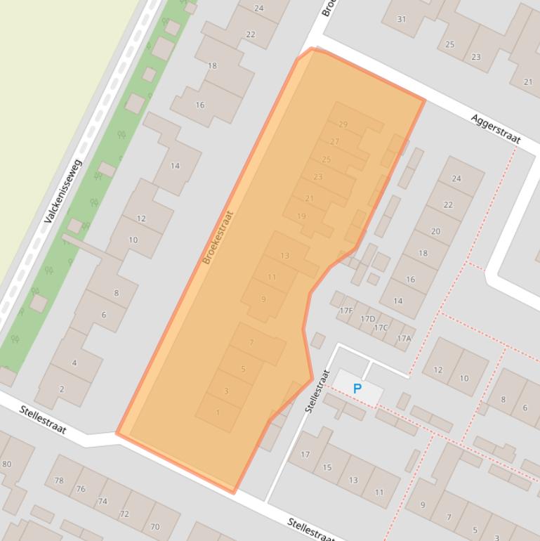 Kaart van postcodegebied 4411CS.