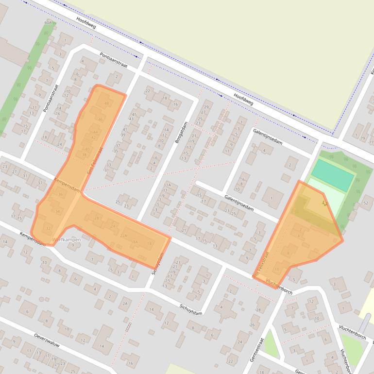 Kaart van postcodegebied 4411DC.