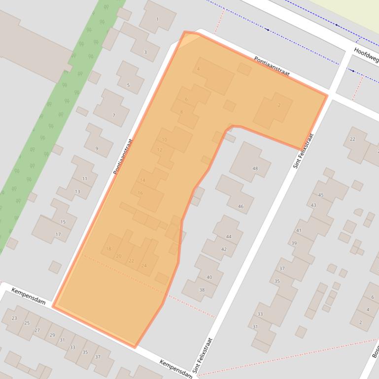 Kaart van postcodegebied 4411DH.