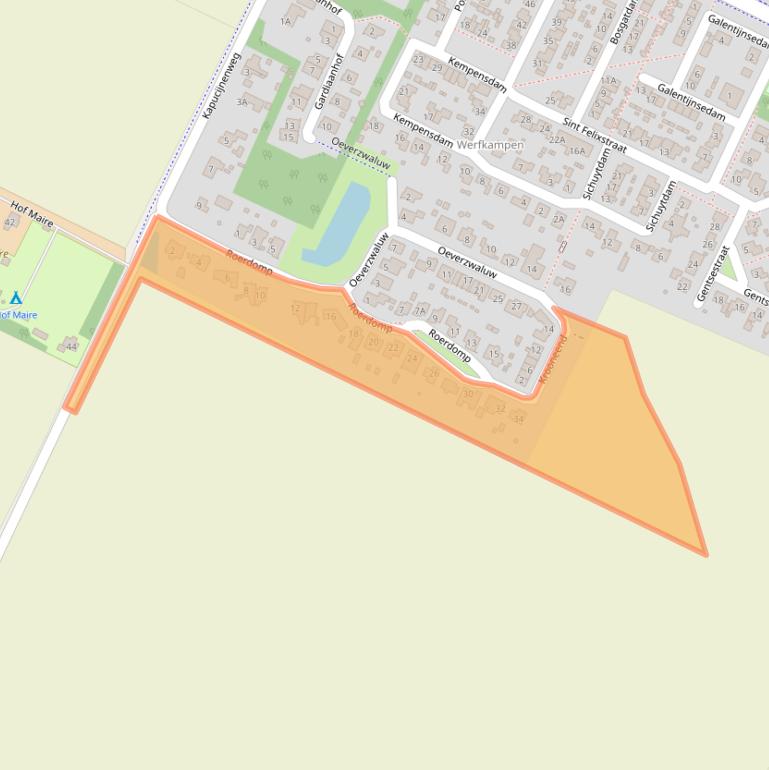 Kaart van postcodegebied 4411GA.