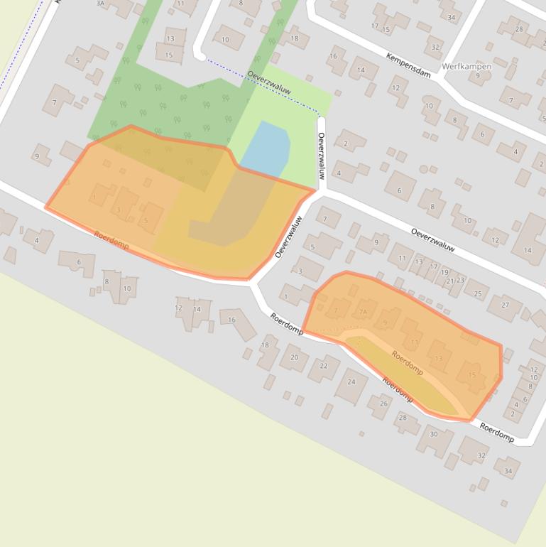 Kaart van postcodegebied 4411GB.