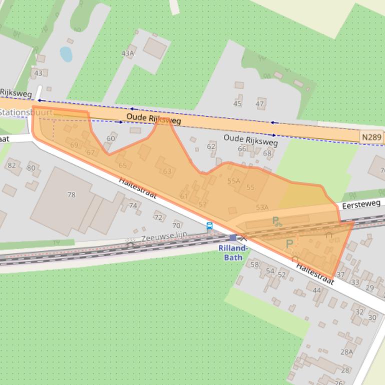 Kaart van postcodegebied 4411NE.