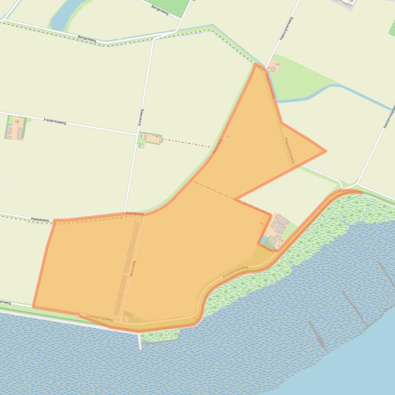 Kaart van postcodegebied 4411RE.