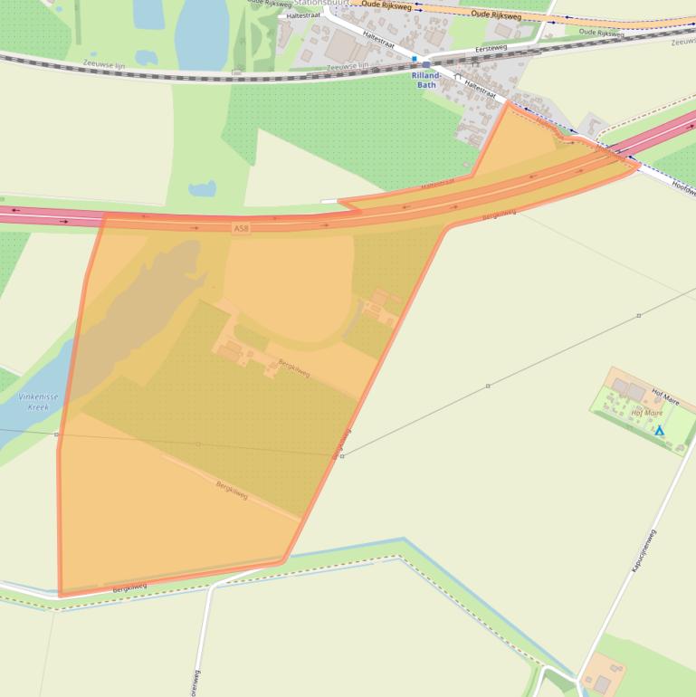 Kaart van postcodegebied 4411RH.