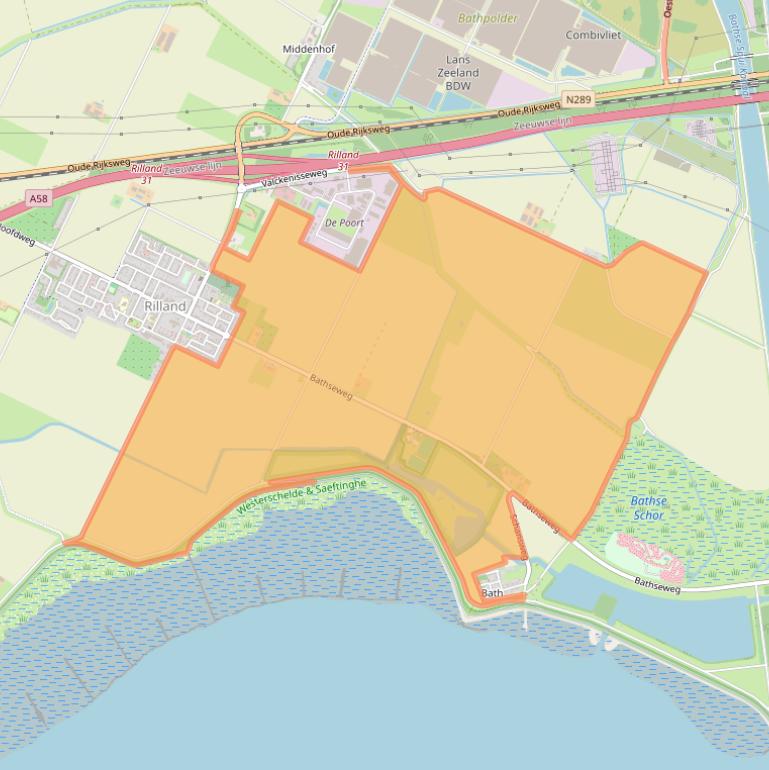 Kaart van postcodegebied 4411RK.