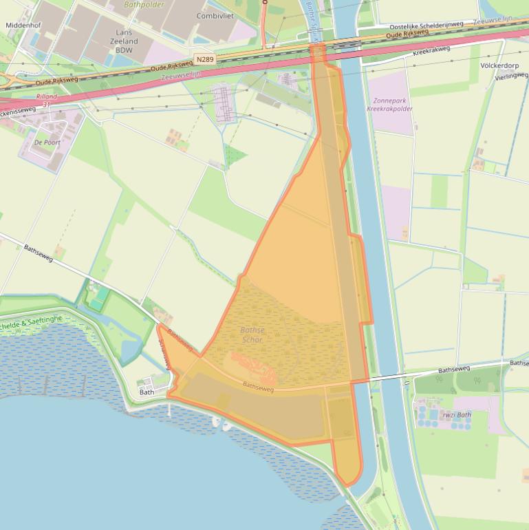 Kaart van postcodegebied 4411RS.