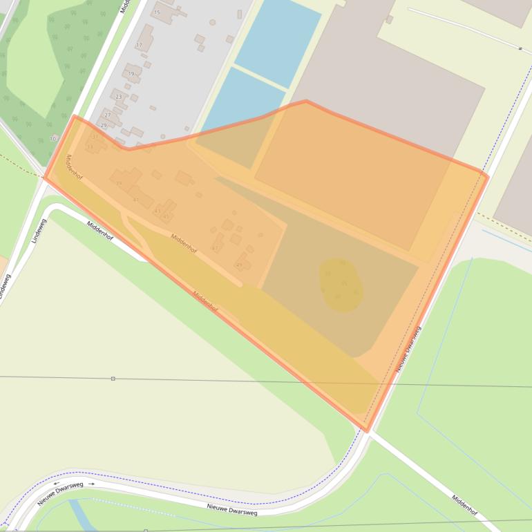 Kaart van postcodegebied 4411RX.