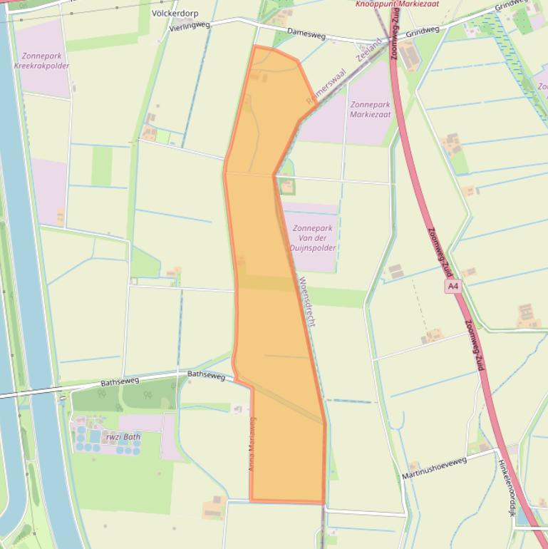 Kaart van postcodegebied 4411SK.