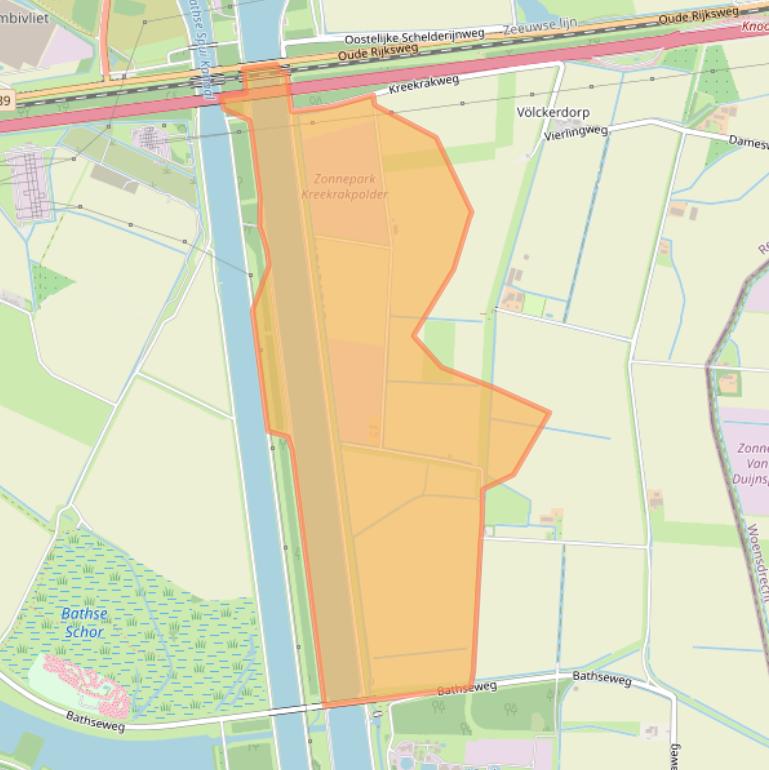 Kaart van postcodegebied 4411SM.