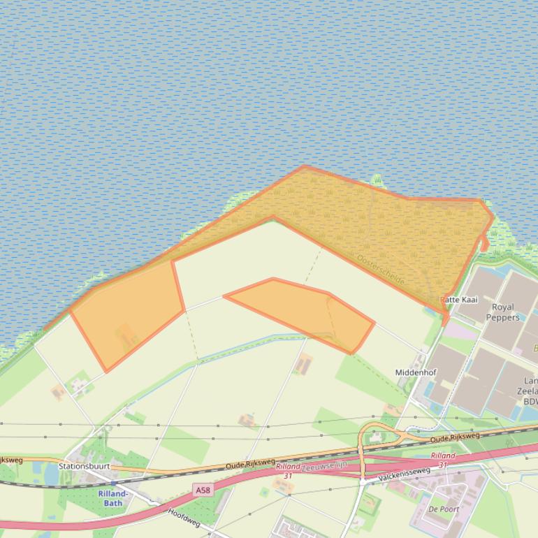 Kaart van postcodegebied 4411TA.