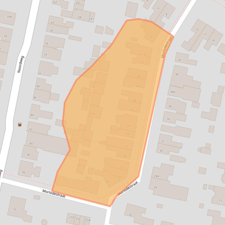 Kaart van postcodegebied 4413AN.