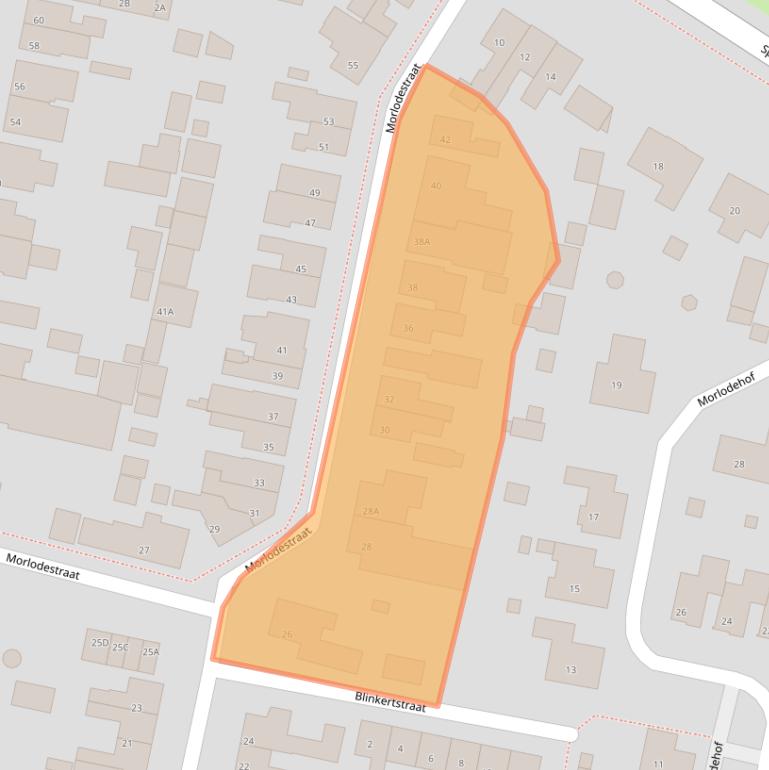 Kaart van postcodegebied 4413AR.