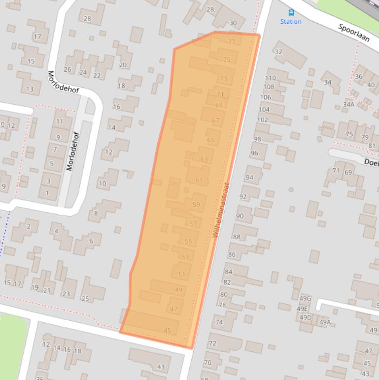 Kaart van postcodegebied 4413AX.