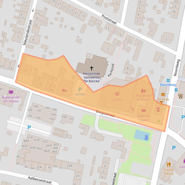 Kaart van postcodegebied 4413CE.