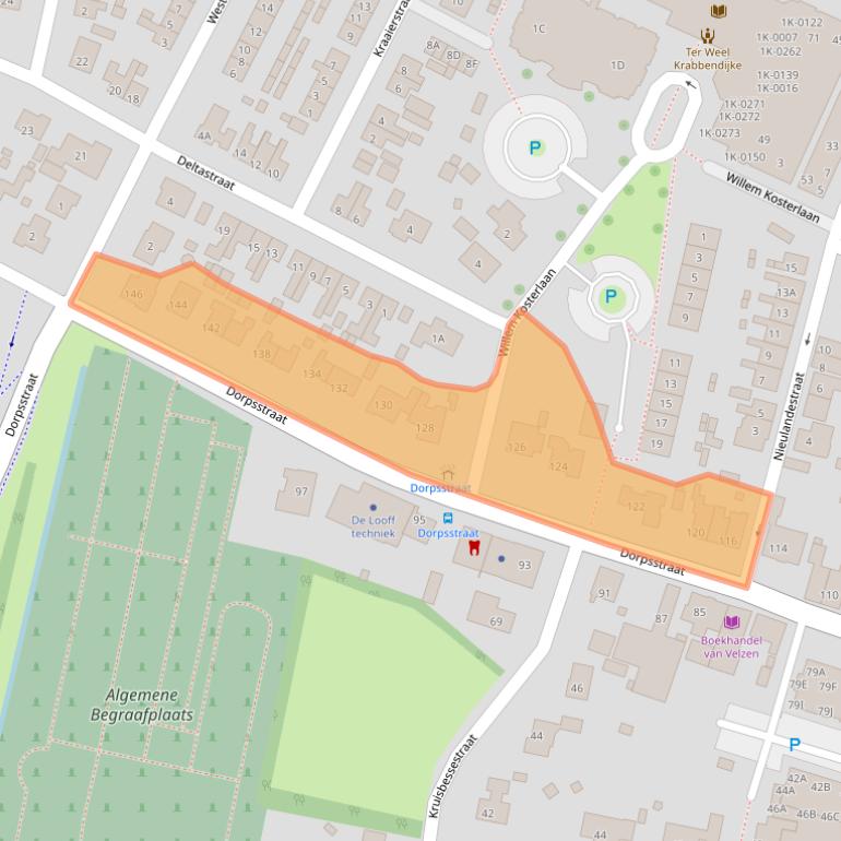 Kaart van postcodegebied 4413CG.