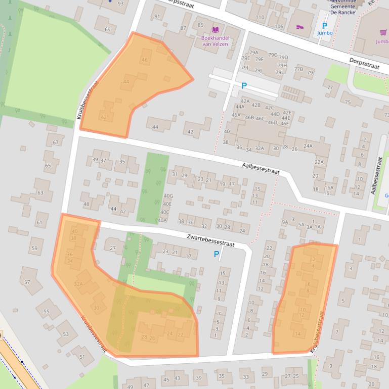 Kaart van postcodegebied 4413DC.