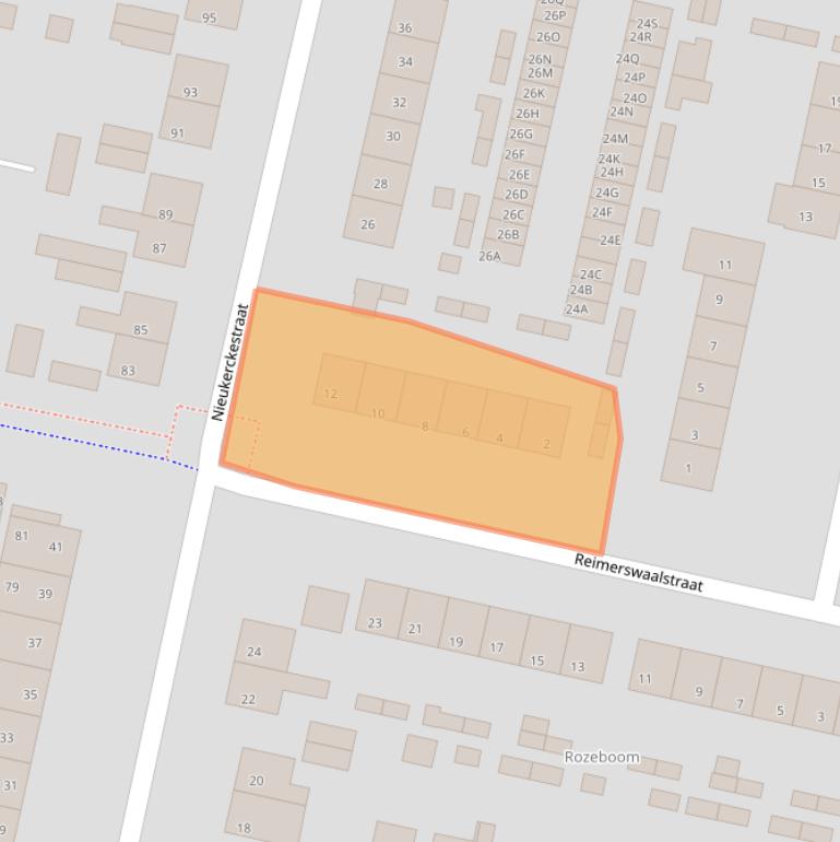 Kaart van postcodegebied 4413ER.