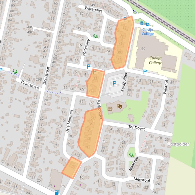 Kaart van postcodegebied 4413GA.