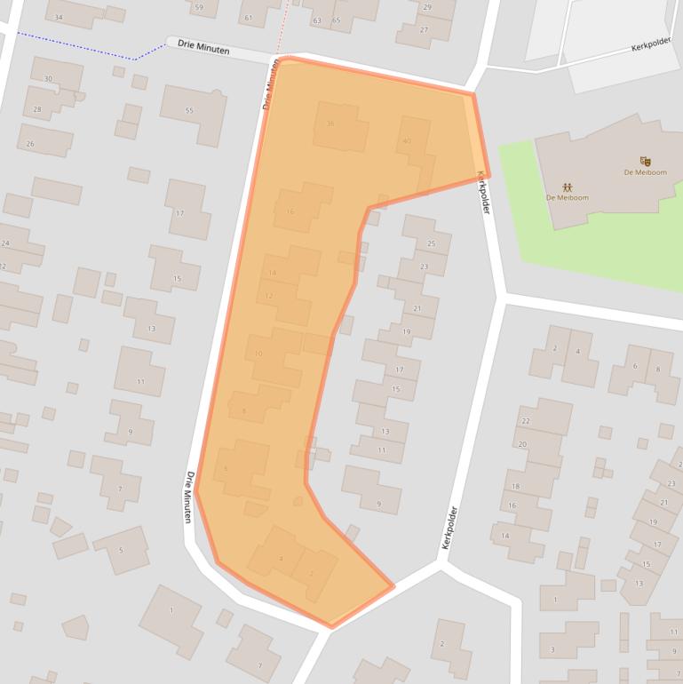 Kaart van postcodegebied 4413GG.