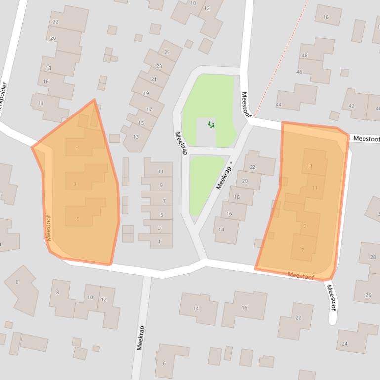 Kaart van postcodegebied 4413GM.
