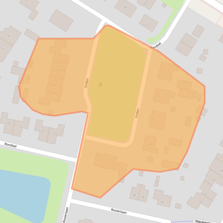 Kaart van postcodegebied 4413HE.