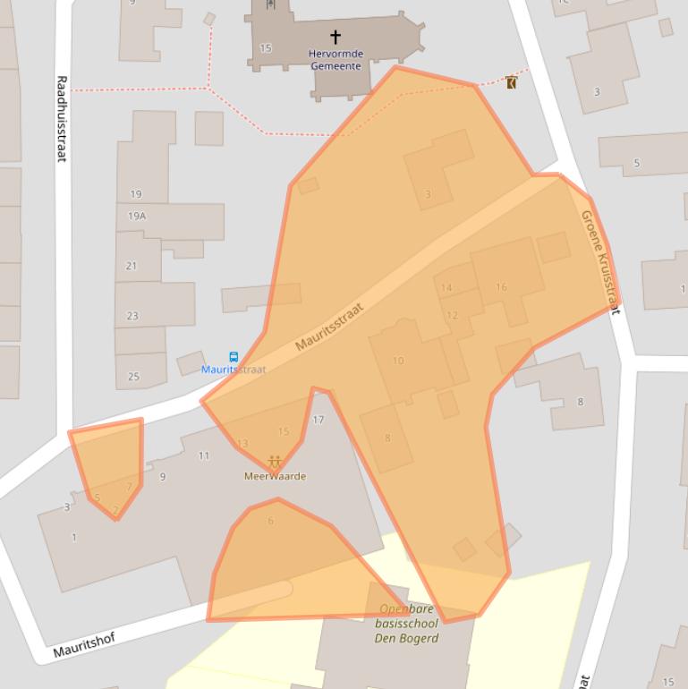 Kaart van postcodegebied 4414AK.