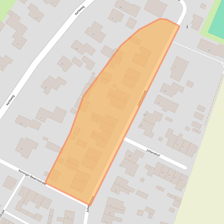 Kaart van postcodegebied 4414AP.