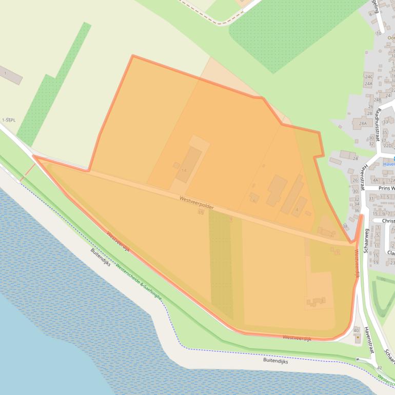 Kaart van postcodegebied 4414BA.