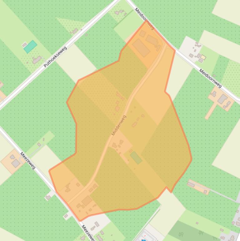 Kaart van postcodegebied 4414RM.