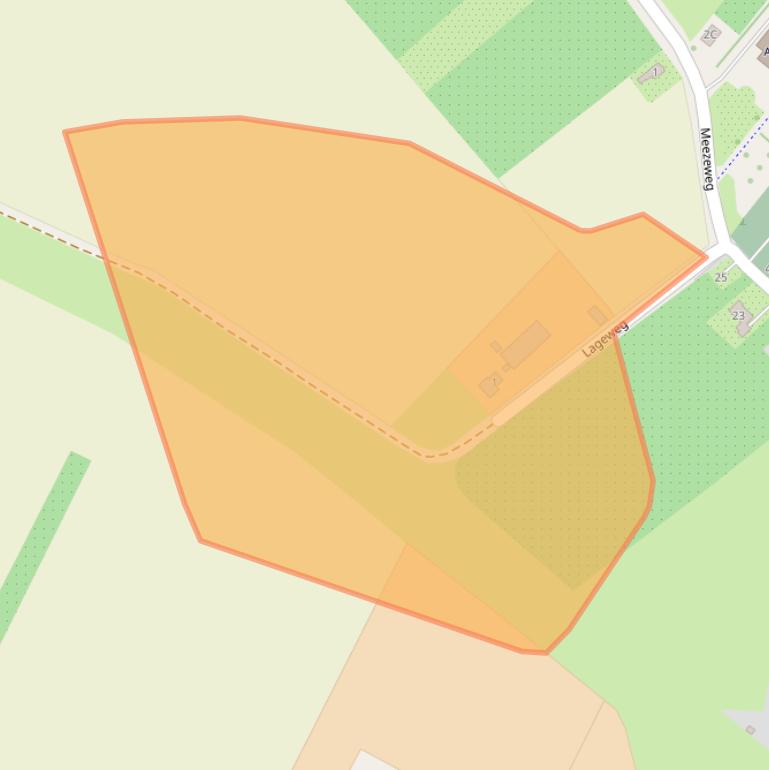 Kaart van postcodegebied 4414RP.