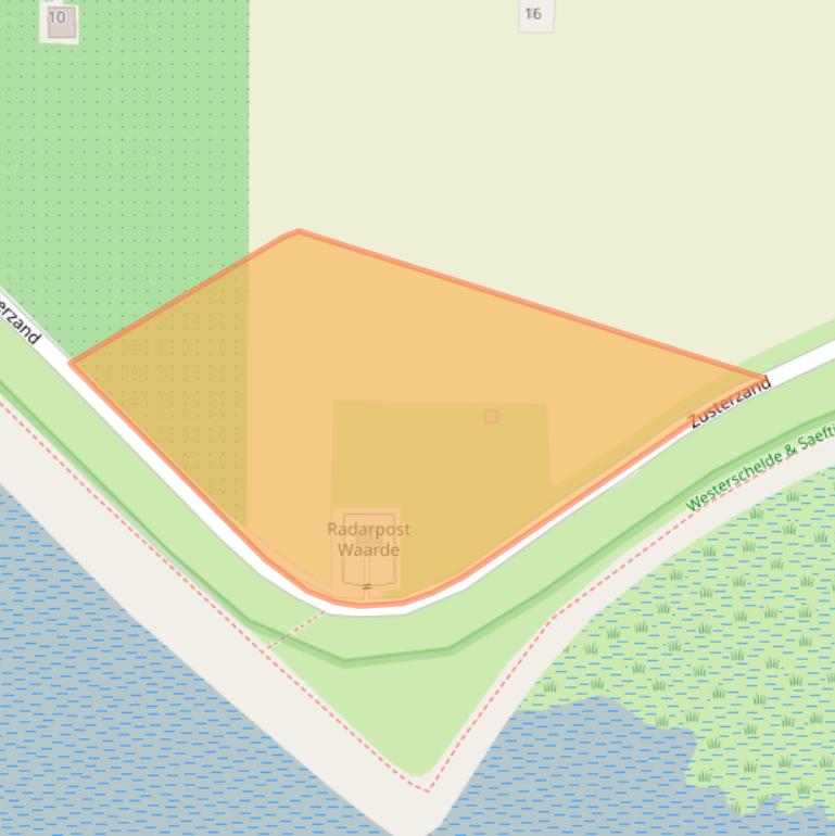 Kaart van postcodegebied 4414RX.