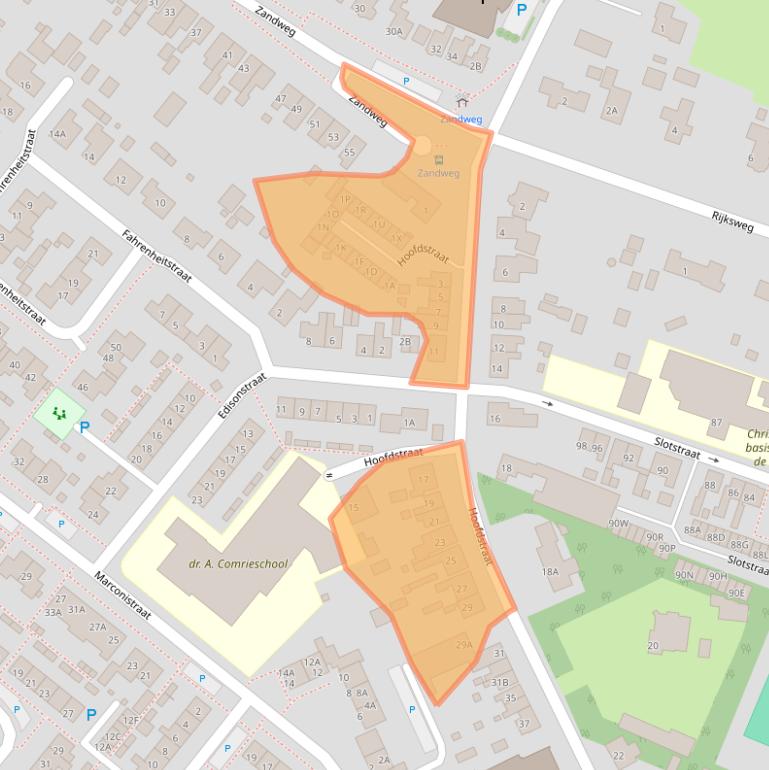 Kaart van postcodegebied 4416AA.