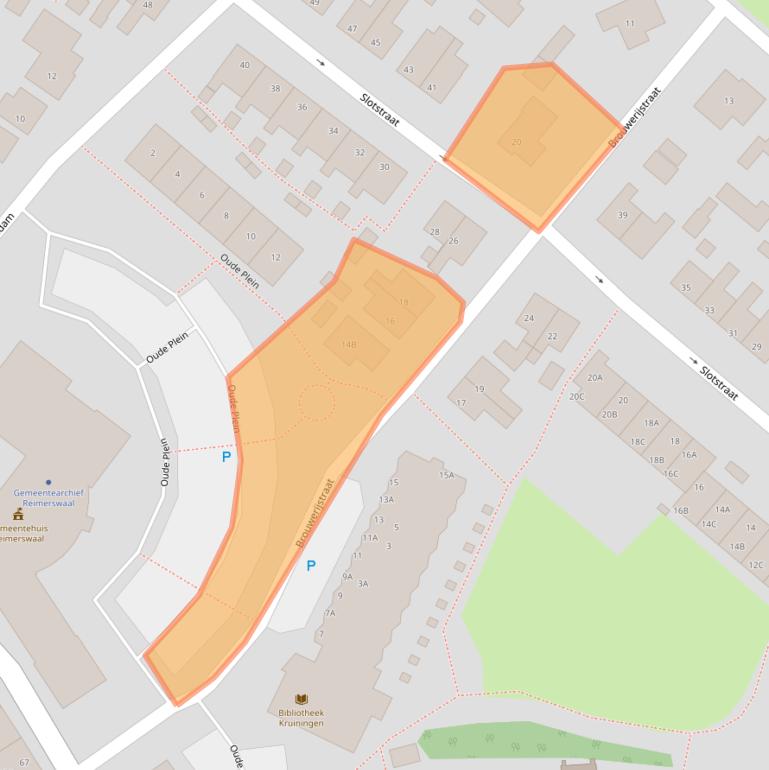 Kaart van postcodegebied 4416AM.